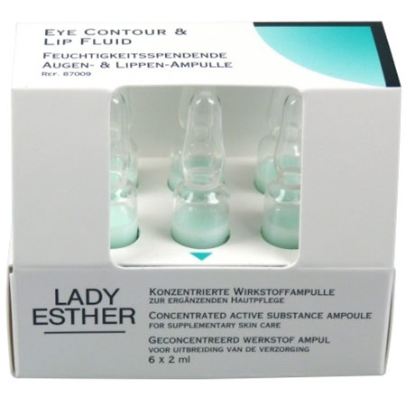 Lady Esther Ampullen Eye Contour & Lip Fluid Emulsionsampulle für Augen- und Lippenpflege 6x2 ml