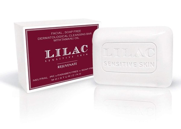 Lilac Rejuvenate (Tamanu Öl) Dermatological Cleansing Soap Seife ph-neutral - soapfree 100 g