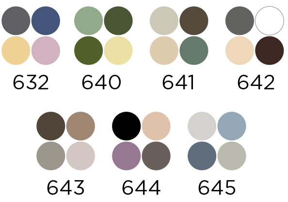 NOUBA Quattro Eyeshadow, 10 g,  in 7 Farb-Kombinationen 632-645