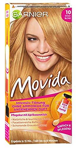 Garnier Tönung Movida Pflege-Creme/Intensiv-Tönung Haarfarbe 10 Goldblond